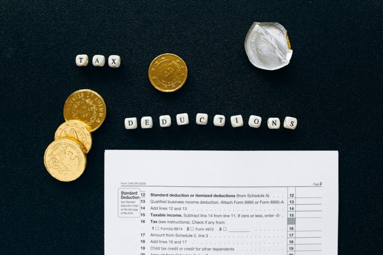 Gold Round Coins on Black Textile